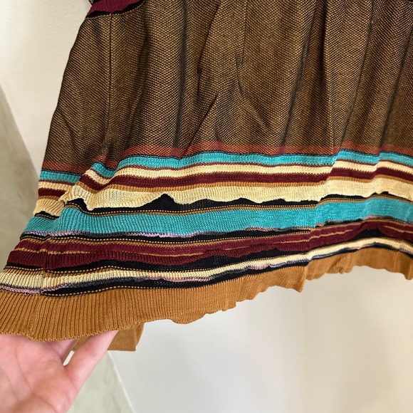 Misonni shirt small to medium size 10 brown - Picture 8 of 10